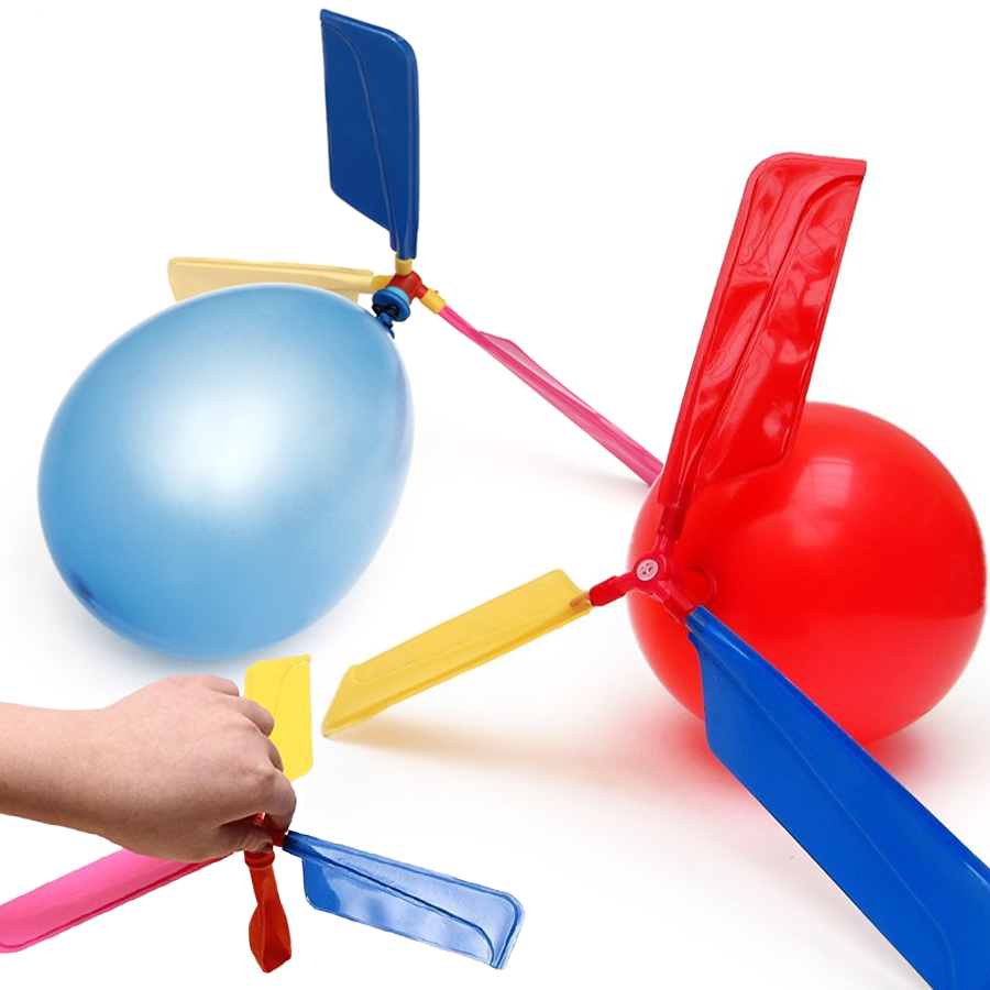 Science Toy - 3/6/9sets Balloon Propeller Helicopter Science Kit