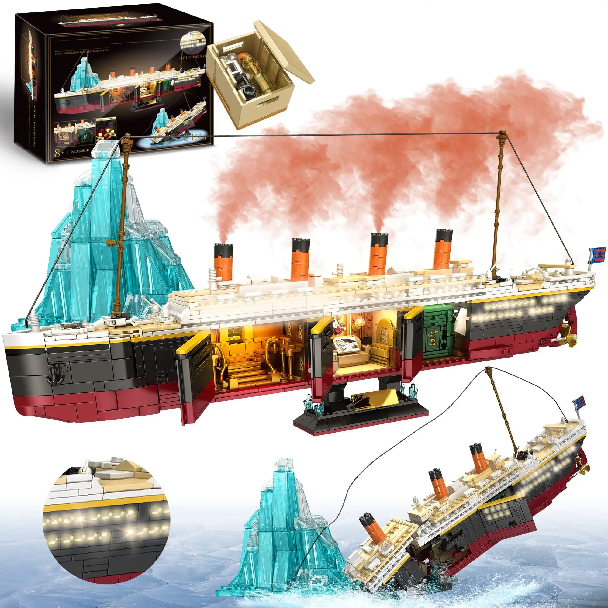 Science Olympiad - MOC 2288PCS Titanic Model Creative Luxury