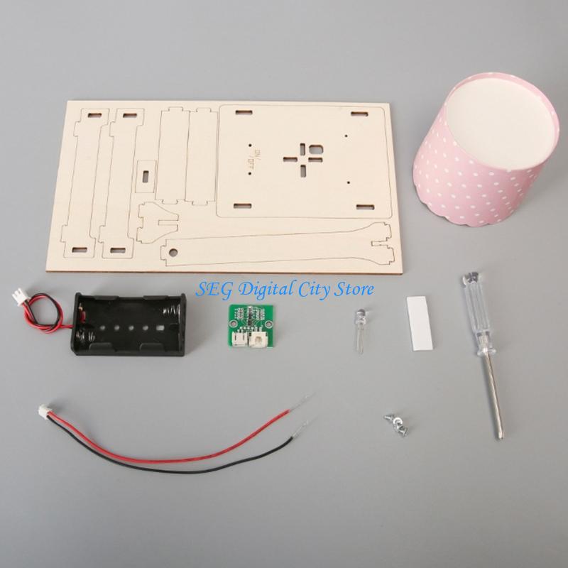 Science Project Physics - U75B Touch Control Wooden Lamp For