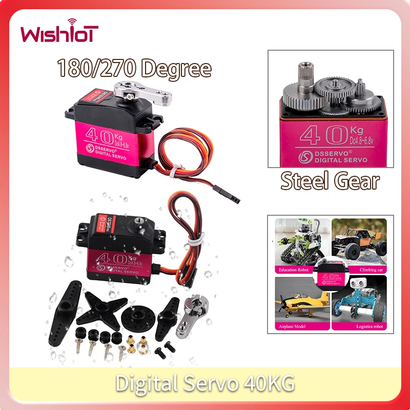 Digital Servo 40KG 180/270 Deg - Robot Arm Motor 리뷰 및 가격