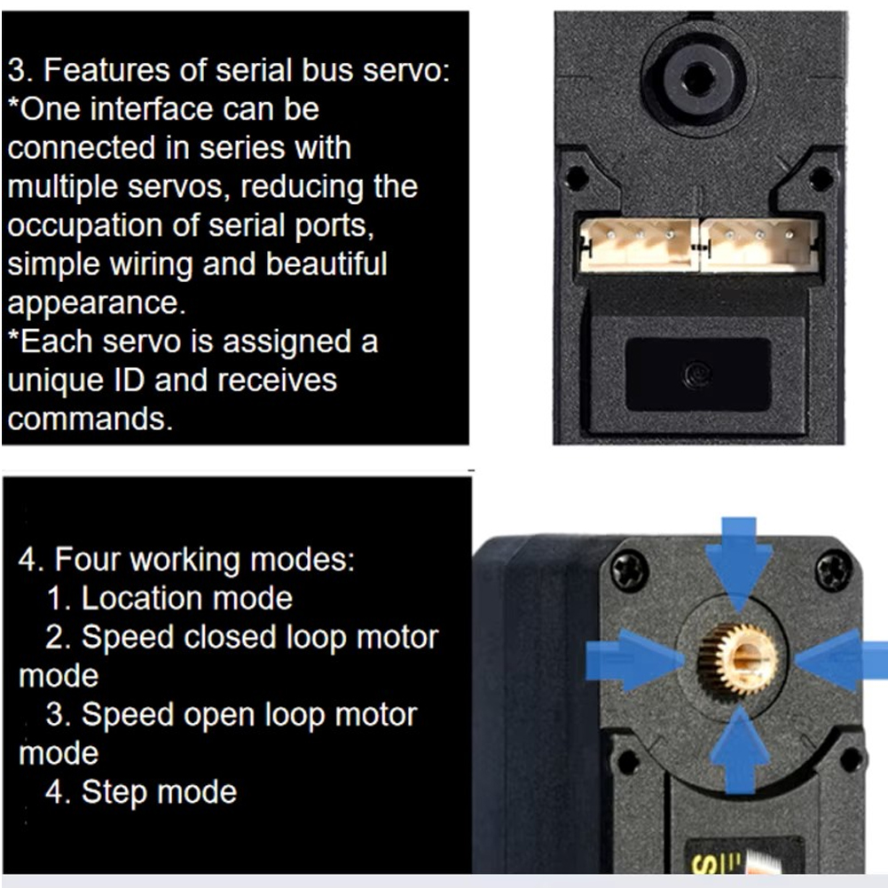 Feetech 7.4V 19KG ST-3215 Seri - Robot Arm Motor 리뷰 및 가격