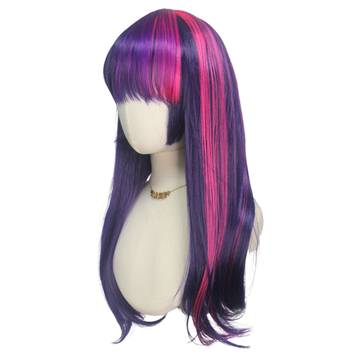 Pink Purple Neat Bangs Long St - Science Bob 리뷰 및 가격