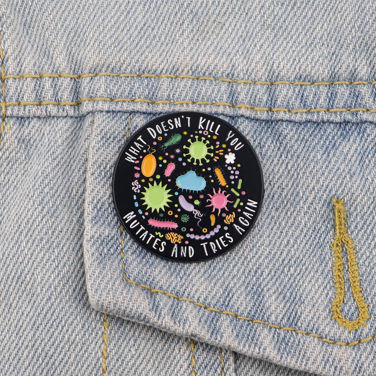 Bacterial Enamel Pin Nurse Doc - Science Toy 리뷰 및 가격