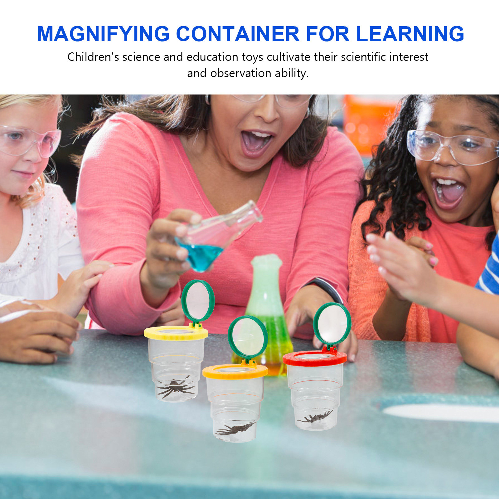 3Pcs Student Magnifying Observ - Science Toy 리뷰 및 가격