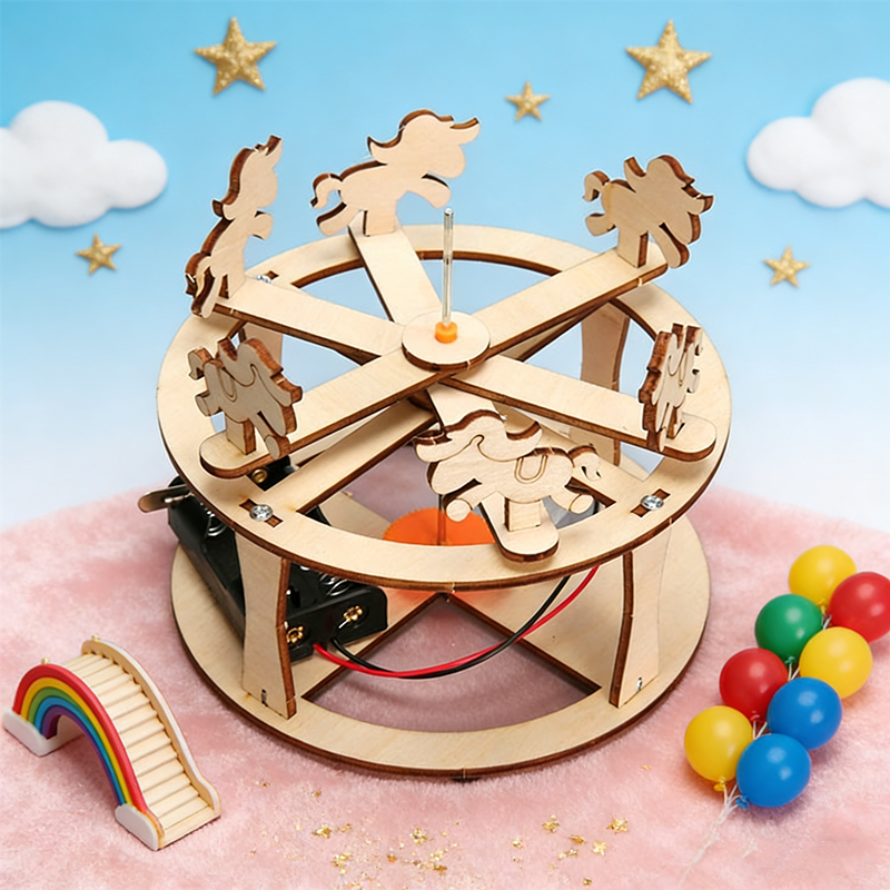 HUAHUABuild Your Own Carousel  - Science Toy 리뷰 및 가격
