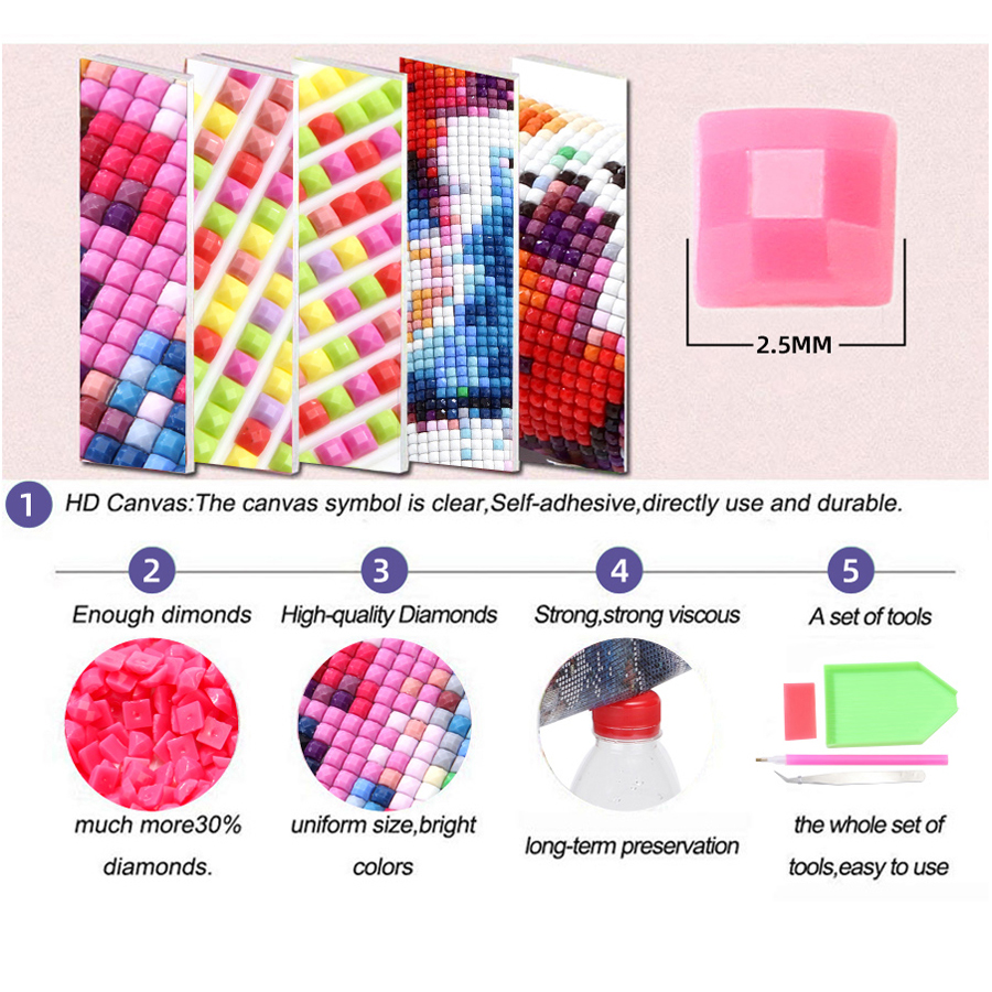 5D DIY Large Diamond Painting  - Volcano Kit Eruption 리뷰 및 가격