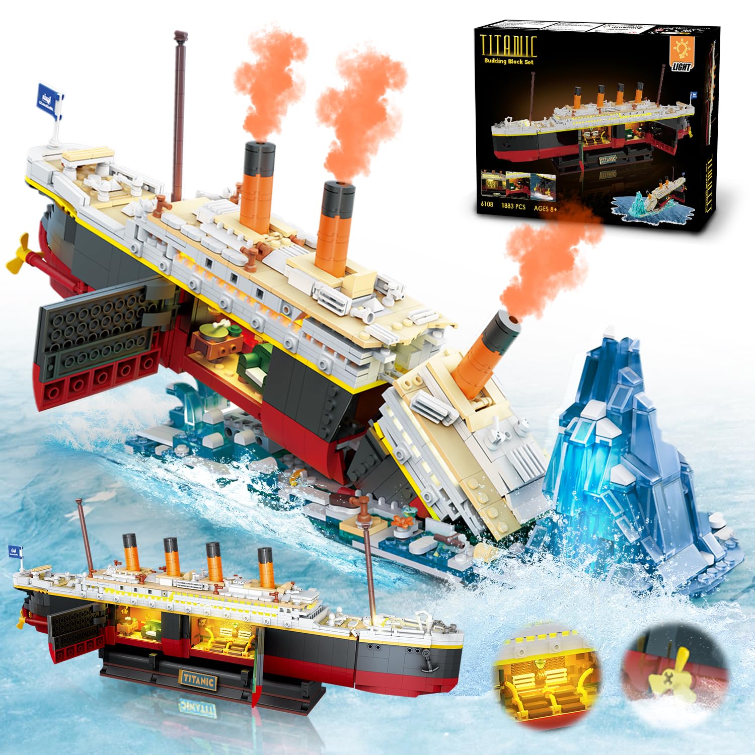Titanic Building Set with LED- - Science Olympiad 리뷰 및 가격