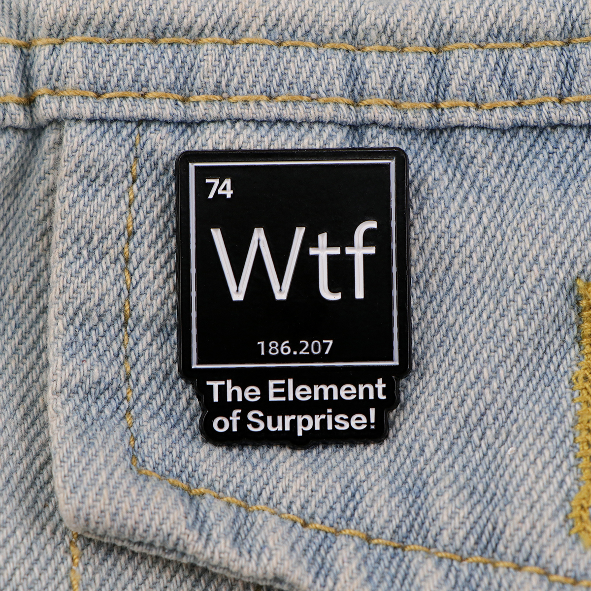Chemical Element 74 Enamel Pin - Science Bob 리뷰 및 가격