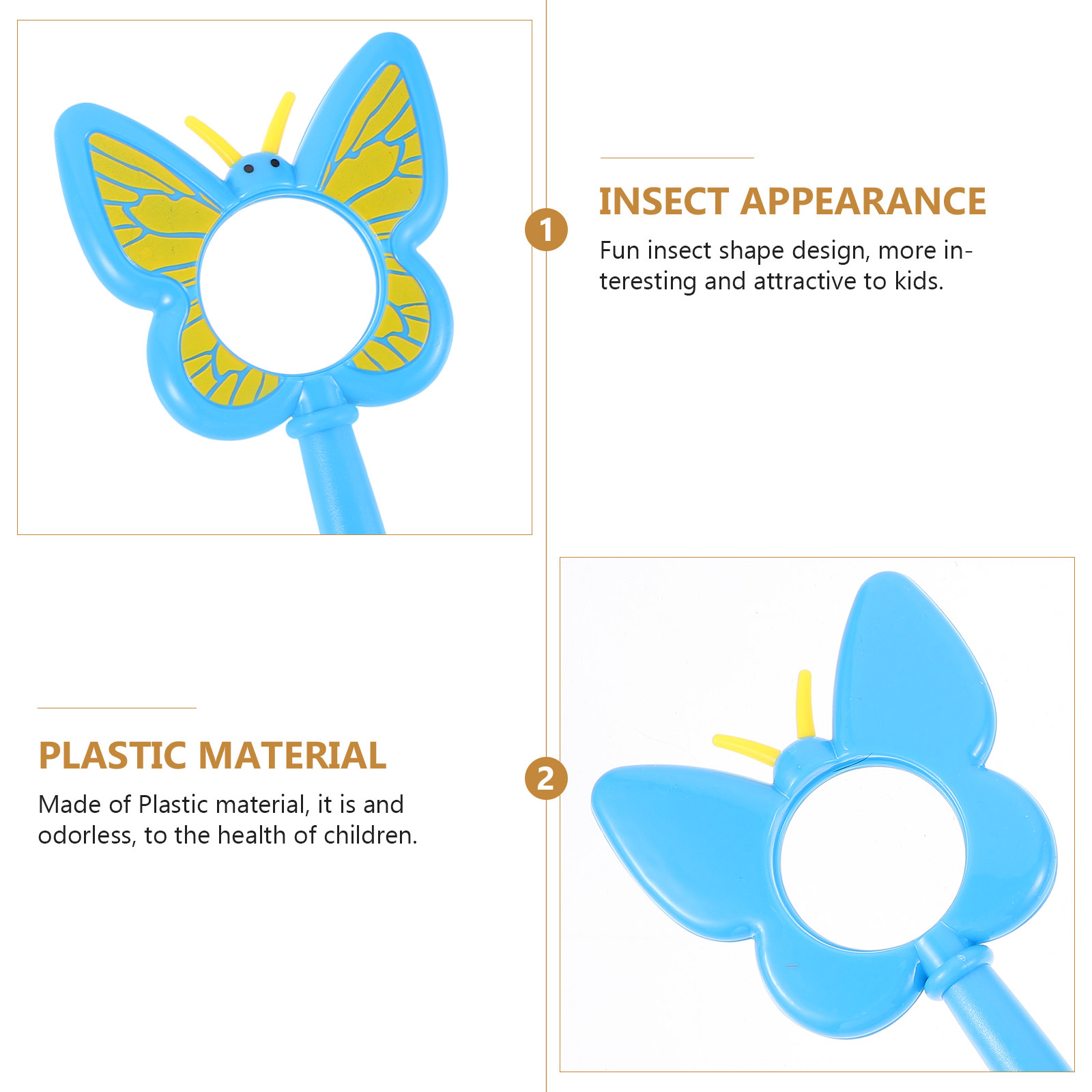 3Pcs Plastic Kids Magnifying G - Science Toy 리뷰 및 가격